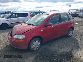 2008 Chevrolet Aveo LS with VIN KL1TD66658B037309, listed as a IAAI auction lot 42119661 with Not Provided miles and . Bid and sale history available at DreamBid. Image 2.