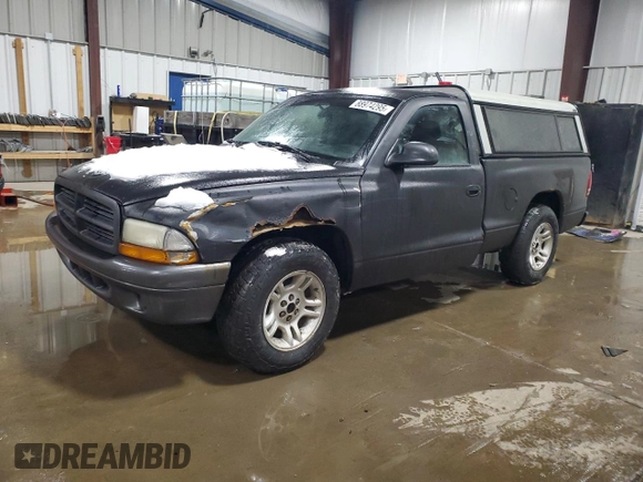 2002 Dodge Dakota with VIN 1B7FL16X32S557570, listed as a Copart auction lot 88974295 with 201,791 mi miles and Salvage Title. Bid and sale history available at carsss.com. Image 1.