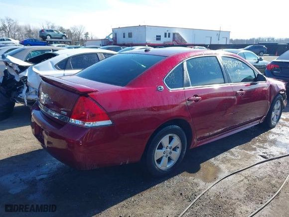 2009 Chevrolet Impala 3.5L LT with VIN 2G1WT57K991160409, listed as a IAAI auction lot 41530972 with 58,440 mi miles. Bid and sale history available at carsss.com. Image 4.