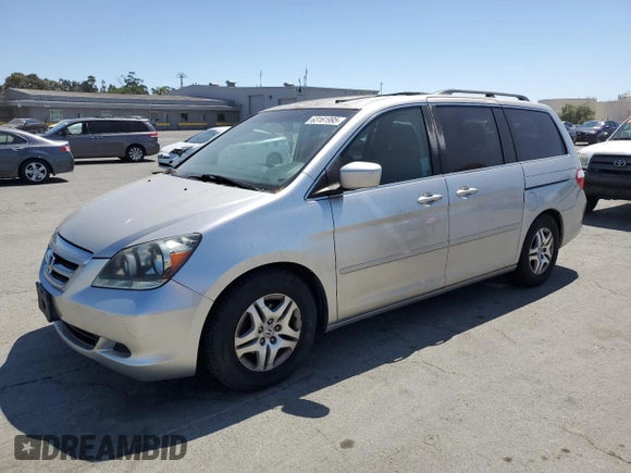 2007 Honda Odyssey EX with VIN 5FNRL38427B455323, listed as a Copart auction lot 63161995 with 149,377 mi miles and Clean title. Bid and sale history available at DreamBid. Image 1.