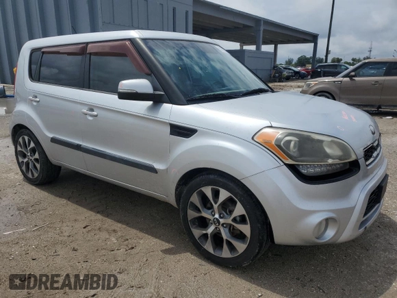2013 Kia Soul + with VIN KNDJT2A64D7537509, listed as a Copart auction lot 52128315 with 113,890 mi miles and Salvage Title. Bid and sale history available at carsss.com. Image 4.