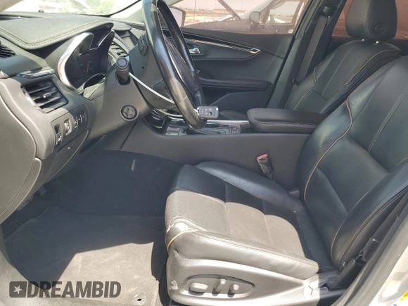 2017 Chevrolet Impala Premier with VIN 2G1145S35H9131500, listed as a Copart auction lot 62735235 with Not provided miles and Salvage title. Bid and sale history available at DreamBid. Image 7.