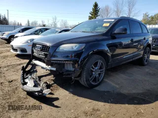 2014 Audi Q7 z VIN WA1DMCFE7ED013445, wystawiony jako Copart lot #49582255 z przebiegiem 258 648 mil mil oraz Szkoda całkowita • Salvage title. Historia ofert i sprzedaży dostępna na DreamBid. Obrazek 1.