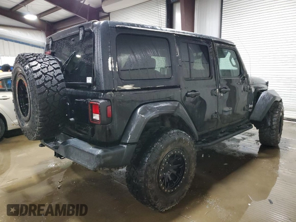 2020 Jeep Wrangler Unlimited Sport S z VIN 1C4HJXDN4LW347458, wystawiony jako Copart lot #52191705 z przebiegiem 37 353 mil mil oraz Szkoda całkowita • Salvage title. Historia ofert i sprzedaży dostępna na DreamBid. Obrazek 3.