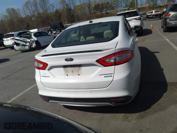2016 Ford Fusion Titanium with VIN 3FA6P0K93GR347016, listed as a IAAI auction lot 41850780 with 215,872 mi miles and . Bid and sale history available at carsss.com. Image 16.