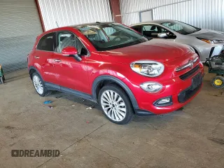 2016 FIAT 500X Lounge with VIN ZFBCFXDTXGP388321, listed as a Copart auction lot 82847124 with 57,545 mi miles and Salvage Title. Bid and sale history available at carsss.com. Image 4.