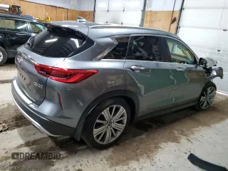2021 Infiniti QX50 SENSORY with VIN 3PCAJ5CB4MF106082, listed as a Copart auction lot 60629413 with 11,345 mi miles and Salvage Title. Bid and sale history available at carsss.com. Image 3.