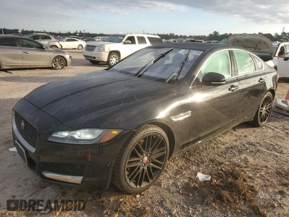 2017 Jaguar XF 35t Prestige with VIN SAJBE4BV6HCY47613, listed as a Copart auction lot 85632134 with 71,931 mi miles and Salvage Title. Bid and sale history available at carsss.com. Image 1.