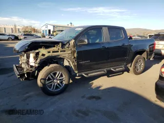2022 Chevrolet Colorado 2WD Work Truck with VIN 1GCGSBEN3N1213132, listed as a Copart auction lot 88473735 with 7,500 mi miles and Salvage Title. Bid and sale history available at carsss.com. Image 1.
