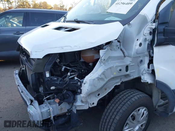 2019 Ford Transit with VIN 1FTYR1YM8KKB35286, listed as a IAAI auction lot 41296409 with 51,489 mi miles and . Bid and sale history available at DreamBid. Image 17.