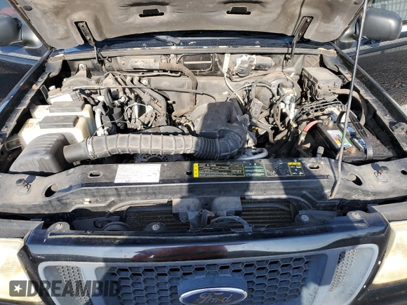 2004 Ford Ranger XL with VIN 1FTYR14U74PB57534, listed as a Copart auction lot 58064515 with Not provided miles and Salvage title. Bid and sale history available at DreamBid. Image 11.