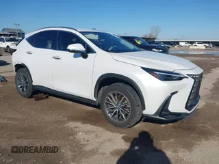 2024 Lexus NX 250 z VIN JTJADCAZ1R5013683, wystawiony jako IAAI lot #41656062 z przebiegiem 27 223 mil mil oraz . Historia ofert i sprzedaży dostępna na DreamBid. Obrazek 1.