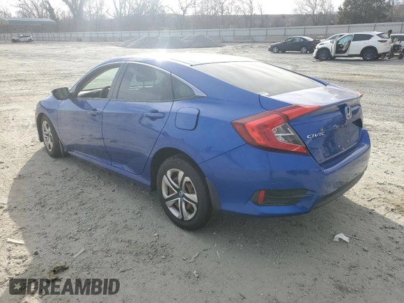 2016 Honda Civic Sedan LX with VIN 19XFC2F5XGE009550, listed as a Copart auction lot 48136285 with 105,846 mi miles and Salvage Title. Bid and sale history available at carsss.com. Image 2.