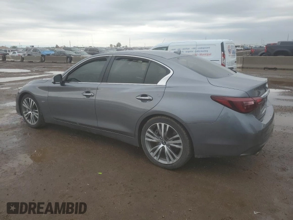 2018 Infiniti Q50 Sport z VIN JN1EV7AP5JM358123, wystawiony jako Copart lot #55940025 z przebiegiem 81 503 mil mil oraz Szkoda całkowita • Salvage title. Historia ofert i sprzedaży dostępna na DreamBid. Obrazek 2.