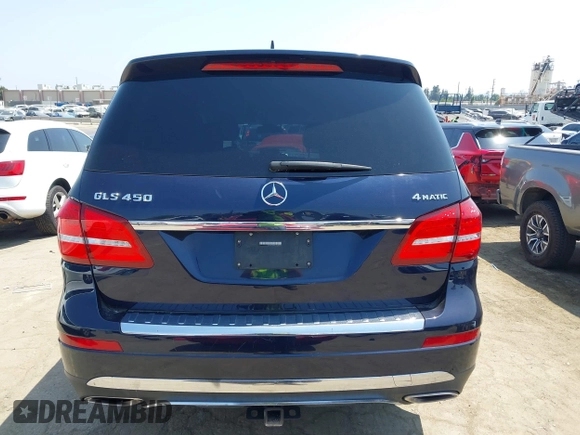 2017 Mercedes-Benz GLS 450 with VIN 4JGDF6EE7HA776876, listed as a IAAI auction lot 42355522 with 130,226 mi miles and . Bid and sale history available at DreamBid. Image 17.