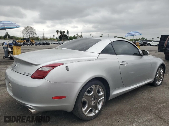 2006 Lexus SC 430 с VIN JTHFN48Y869007424, выставлен на аукционе Copart как лот 53833335 с пробегом 195 297 миль миль и Списание • Salvage title. История ставок и продаж доступна на DreamBid. Изображение 3.