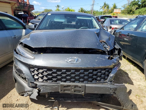 2022 Hyundai Kona SE with VIN KM8K22AB9NU862725, listed as a Copart auction lot 73019444 with 0 mi miles and Salvage Title. Bid and sale history available at carsss.com. Image 5.