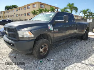 2018 Ram 3500 Tradesman z VIN 3C63RRGL9JG238912, wystawiony jako Copart lot #61131855 z przebiegiem 621 369 mil mil oraz Czysty tytuł • Clean title. Historia ofert i sprzedaży dostępna na DreamBid. Obrazek 1.