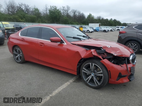2020 BMW 3 Series 330i xDrive with VIN 3MW5R7J06L8B30505, listed as a Copart auction lot 60885315 with 77,663 mi miles and Salvage title. Bid and sale history available at DreamBid. Image 4.