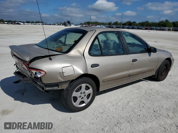 2003 Chevrolet Cavalier LS with VIN 1G1JF52F437150652, listed as a Copart auction lot 80841544 with 90,584 mi miles and Salvage Title. Bid and sale history available at carsss.com. Image 3.