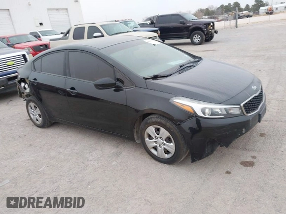 2017 Kia Forte LX with VIN 3KPFK4A78HE078892, listed as a IAAI auction lot 41435604 with 114,035 mi miles. Bid and sale history available at carsss.com. Image 1.