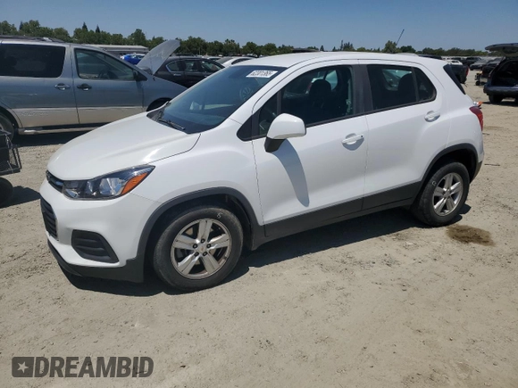 2020 Chevrolet Trax LS with VIN KL7CJKSB7LB065079, listed as a Copart auction lot 62301365 with 64,325 mi miles and Salvage title. Bid and sale history available at DreamBid. Image 1.