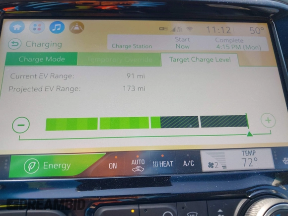 2020 Chevrolet Bolt EV Premier with VIN 1G1FZ6S0XL4110026, listed as a IAAI auction lot 41530496 with 20,477 mi miles. Bid and sale history available at carsss.com. Image 18.