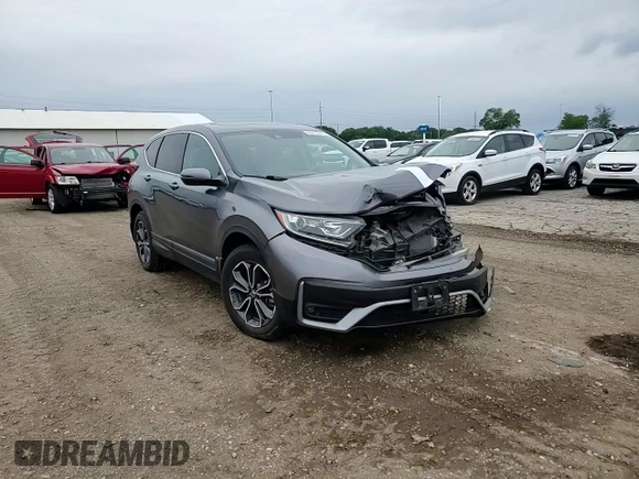 2021 Honda CR-V EX with VIN 2HKRW2H5XMH618453, listed as a Copart auction lot 58403875 with 99,999 mi miles and Salvage title. Bid and sale history available at DreamBid. Image 14.