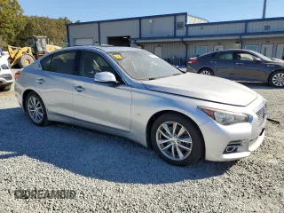 2017 Infiniti Q50 3.0t Premium with VIN JN1EV7AR0HM840588, listed as a Copart auction lot 76129124 with 107,886 mi miles and Salvage Title. Bid and sale history available at carsss.com. Image 4.