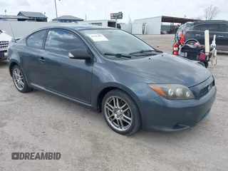 2009 Scion tC with VIN JTKDE167690281496, listed as a IAAI auction lot 41785407 with 155,336 mi miles. Bid and sale history available at carsss.com. Image 1.
