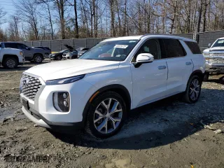 2021 Hyundai Palisade SEL with VIN KM8R4DHE8MU268369, listed as a Copart auction lot 45035475 with NaN miles and Salvage Title. Bid and sale history available at carsss.com. Image 1.