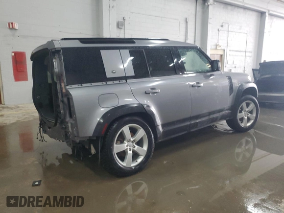 2021 Land Rover Defender S с VIN SALEJ7RX7M2062011, выставлен на аукционе Copart как лот 54678665 с пробегом 38 533 миль миль и Списание • Salvage title. История ставок и продаж доступна на DreamBid. Изображение 3.