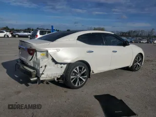 2016 Nissan Maxima SL with VIN 1N4AA6AP5GC435613, listed as a Copart auction lot 50929985 with 112,030 mi miles and Salvage Title. Bid and sale history available at DreamBid. Image 3.