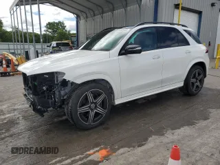 2025 Mercedes-Benz GLE 350 with VIN 4JGFB4FB3SB293674, listed as a Copart auction lot 57910545 with 8,753 mi miles and Salvage title. Bid and sale history available at DreamBid. Image 1.