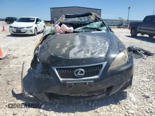 2013 Lexus IS 250 with VIN JTHBF5C24D5187624, listed as a Copart auction lot 53852055 with Not provided miles and Salvage title. Bid and sale history available at DreamBid. Image 5.
