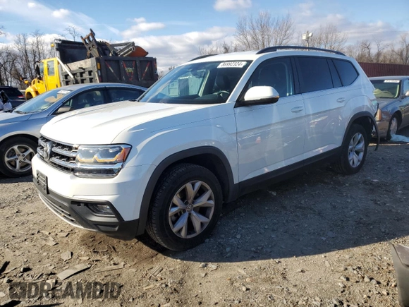 2020 Volkswagen Atlas SE with VIN 1V2DP2CA7LC501210, listed as a Copart auction lot 86992324 with 80,537 mi miles and Salvage title. Bid and sale history available at DreamBid. Image 1.
