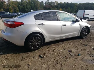 2016 Kia Forte LX with VIN KNAFK4A62G5500654, listed as a Copart auction lot 75189564 with 88,521 mi miles and Salvage Title. Bid and sale history available at carsss.com. Image 3.