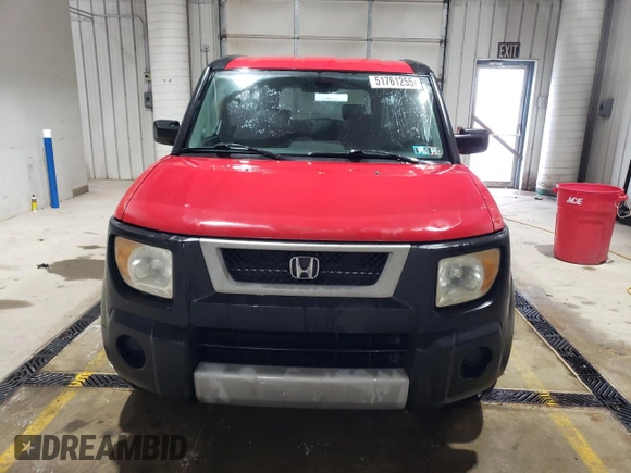 2006 Honda Element EX with VIN 5J6YH28696L020894, listed as a Copart auction lot 51761255 with 232,596 mi miles and Salvage Title. Bid and sale history available at DreamBid. Image 5.