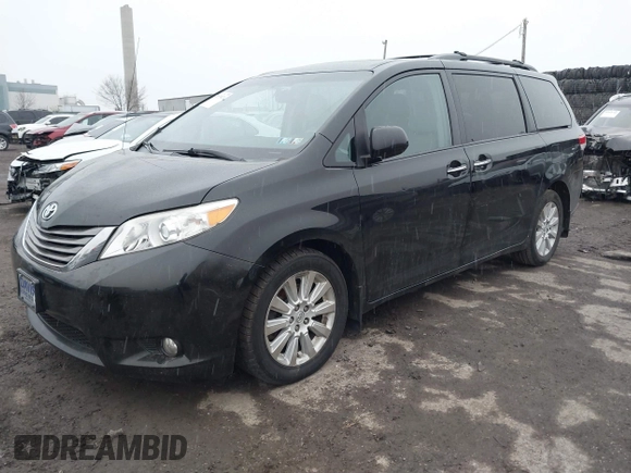 2014 Toyota Sienna Ltd with VIN 5TDDK3DCXES076542, listed as a IAAI auction lot 41559021 with 1 mi miles. Bid and sale history available at carsss.com. Image 16.