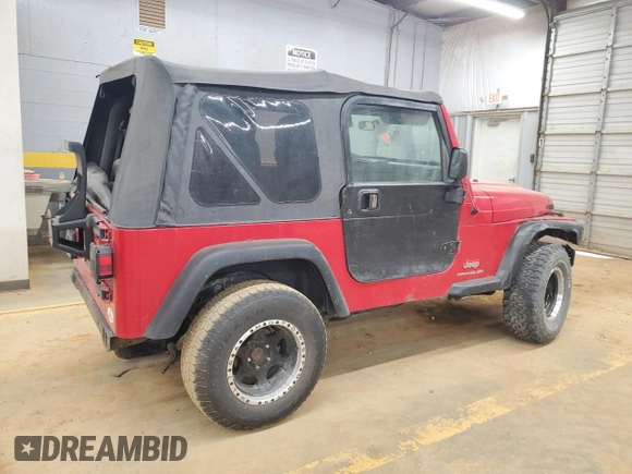 2004 Jeep Wrangler SE с VIN 1J4FA29164P771472, выставлен на аукционе Copart как лот 48162335 с пробегом 175 764 миль миль и Списание • Salvage title. История ставок и продаж доступна на DreamBid. Изображение 3.