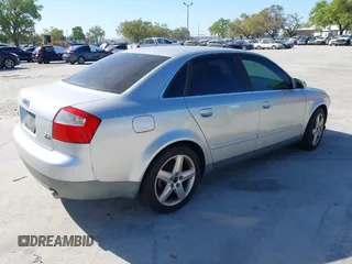 2003 Audi A4 3.0L with VIN WAULT68E13A355746, listed as a IAAI auction lot 41801676 with 189,947 mi miles. Bid and sale history available at carsss.com. Image 4.