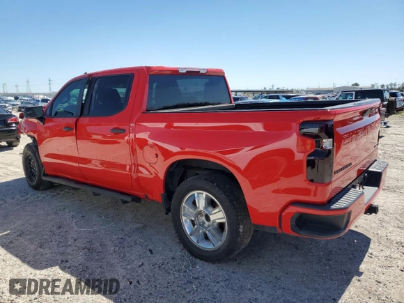 2020 Chevrolet Silverado 1500 Custom with VIN 3GCPWBEK9LG336880, listed as a Copart auction lot 48061365 with 92,820 mi miles and Salvage Title. Bid and sale history available at carsss.com. Image 2.