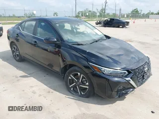 2024 Nissan Sentra SV with VIN 3N1AB8CV8RY378402, listed as a IAAI auction lot 42121906 with 25,315 mi miles and . Bid and sale history available at DreamBid. Image 1.