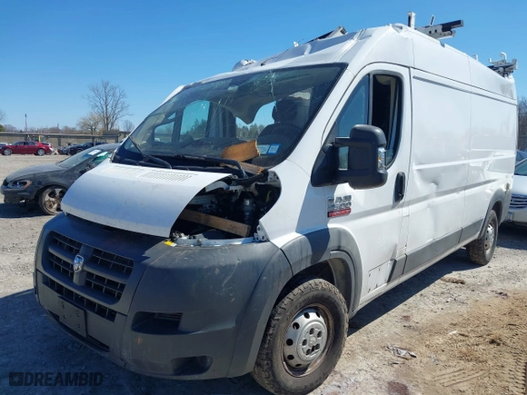 2018 Ram ProMaster Cargo Van with VIN 3C6TRVDG9JE148879, listed as a IAAI auction lot 41803582 with 235,110 mi miles. Bid and sale history available at carsss.com. Image 18.