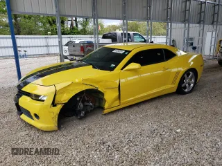 2015 Chevrolet Camaro LT z VIN 2G1FD1E35F9194412, wystawiony jako Copart lot #54060895 z przebiegiem 37 085 mil mil oraz Szkoda całkowita • Salvage title. Historia ofert i sprzedaży dostępna na DreamBid. Obrazek 1.