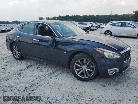 2016 Infiniti Q70 with VIN JN1BY1AP2GM221138, listed as a Copart auction lot 63780435 with 134,042 mi miles and Salvage title. Bid and sale history available at DreamBid. Image 4.