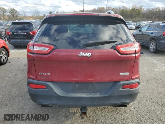 2017 Jeep Cherokee 75th Anniversary Edition with VIN 1C4PJMCS3HW529760, listed as a Copart auction lot 78461394 with 157,428 mi miles and Salvage title. Bid and sale history available at DreamBid. Image 6.