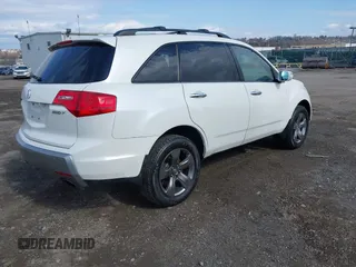 2007 Acura MDX Tech Pkg with VIN 2HNYD28327H509587, listed as a IAAI auction lot 41854884 with 168,082 mi miles. Bid and sale history available at carsss.com. Image 4.