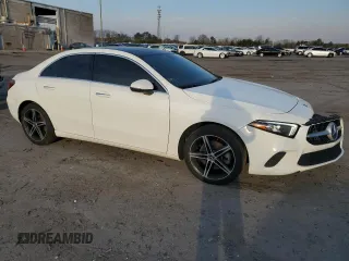 2019 Mercedes-Benz A 220 with VIN WDD3G4FB2KW024234, listed as a Copart auction lot 49452765 with 57,590 mi miles and Salvage Title. Bid and sale history available at DreamBid. Image 4.