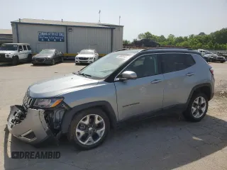 2021 Jeep Compass Limited with VIN 3C4NJDCB5MT603462, listed as a Copart auction lot 56900445 with 81,900 mi miles and Salvage title. Bid and sale history available at DreamBid. Image 1.